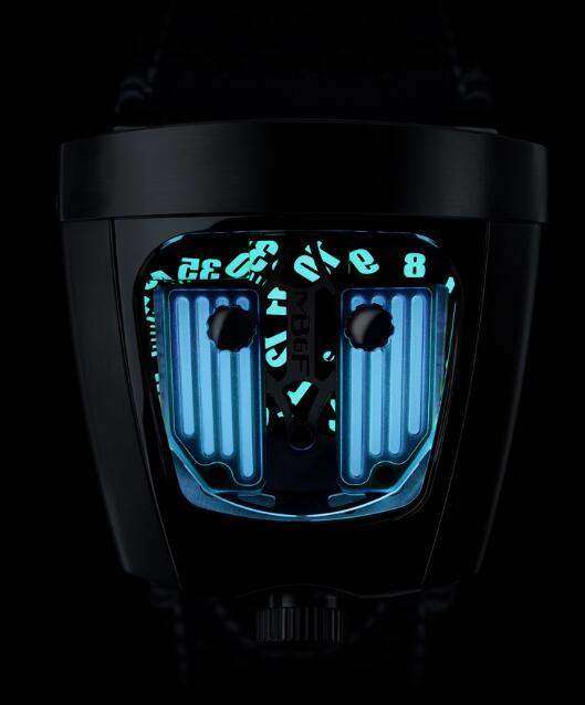 MB&F HMX BLACK BADGER PHANTOM BLUE 57.STBL.B Replica Watch